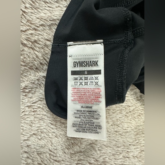 Gymshark x Whitney Simmons black high waisted butt scrunch leggings with mesh S - Picture 7 of 12